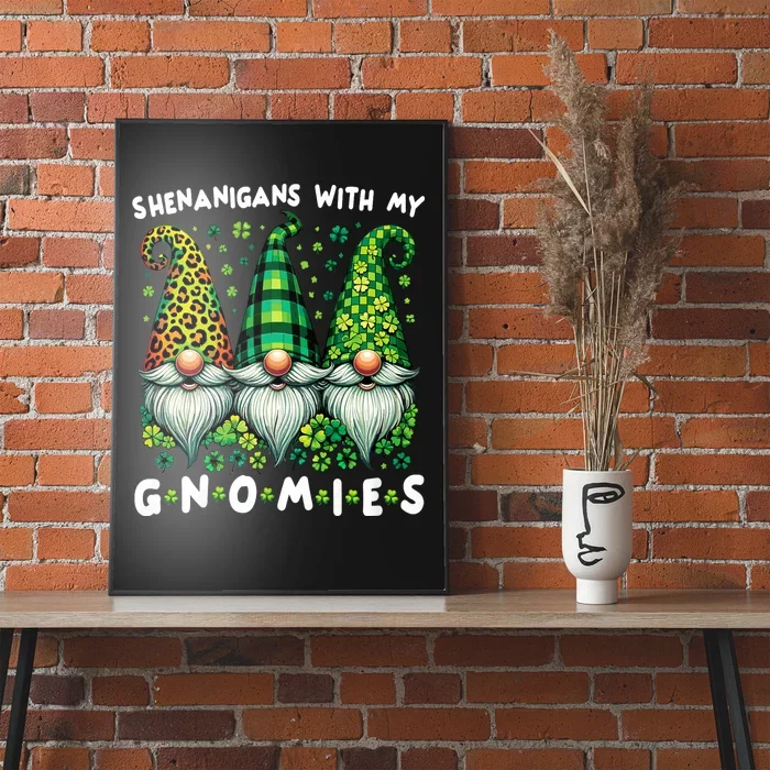 St Patricks Day Women Shenanigans With My Gnomies Poster