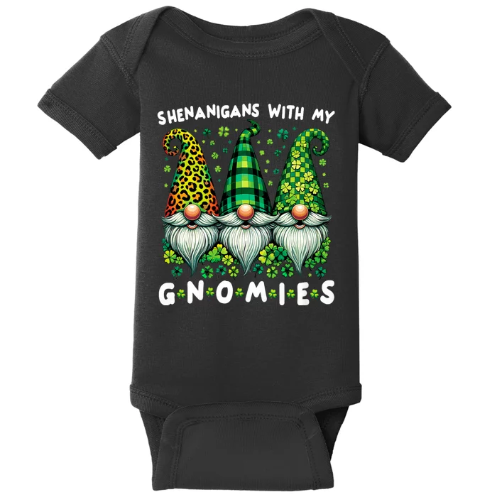 St Patricks Day Women Shenanigans With My Gnomies Baby Bodysuit