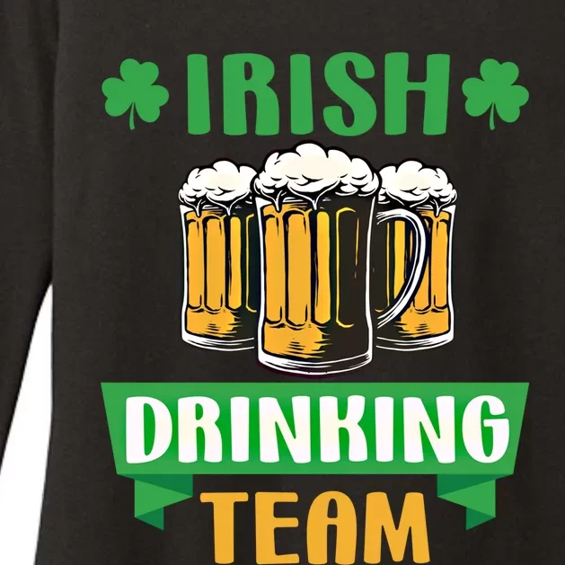 St Patrick Day Irish Ing Team Funny Beer Lover Gift Womens CVC Long Sleeve Shirt