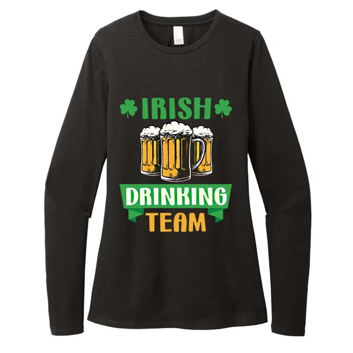 St Patrick Day Irish Ing Team Funny Beer Lover Gift Womens CVC Long Sleeve Shirt