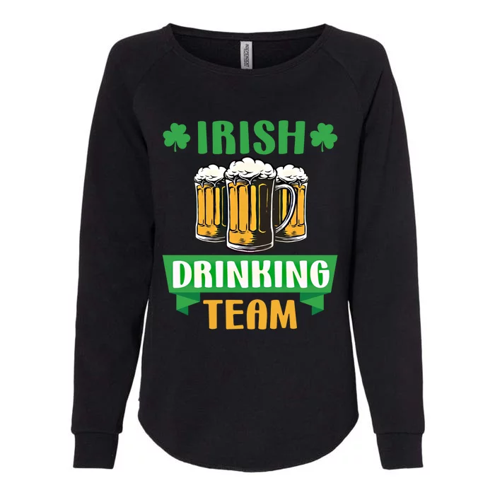 St Patrick Day Irish Ing Team Funny Beer Lover Gift Womens California Wash Sweatshirt