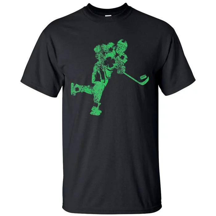 St Patricks Day Hockey Irish Saint Paddy's Shamrock Tall T-Shirt