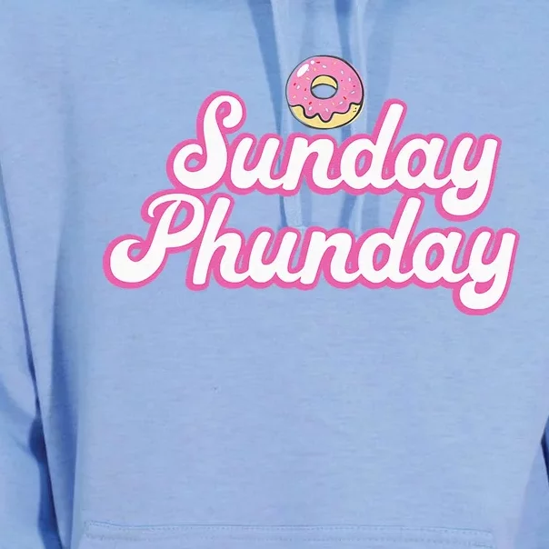 Sunday Phunday Donuts Funny Donut Lover Unisex Surf Hoodie