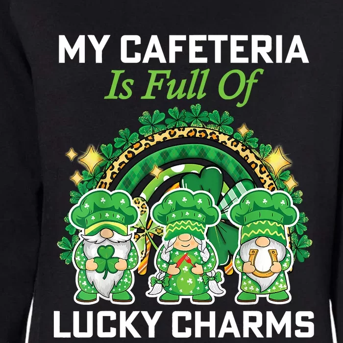 St Patrick's Day Lunch Lady Chef My Cafeteria Workers Womens California Wash Sweatshirt