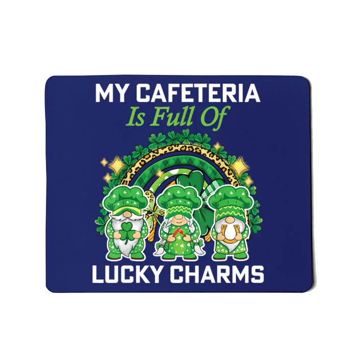 St Patrick's Day Lunch Lady Chef My Cafeteria Workers Mousepad