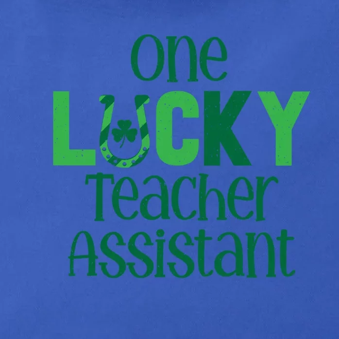 Saint Patricks Day Costumes One Lucky Teacher Assistant Gift Zip Tote Bag