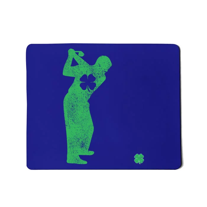 St Patrick's Day Golf Golfing Golfer Green Shamrock Irish Gift Mousepad