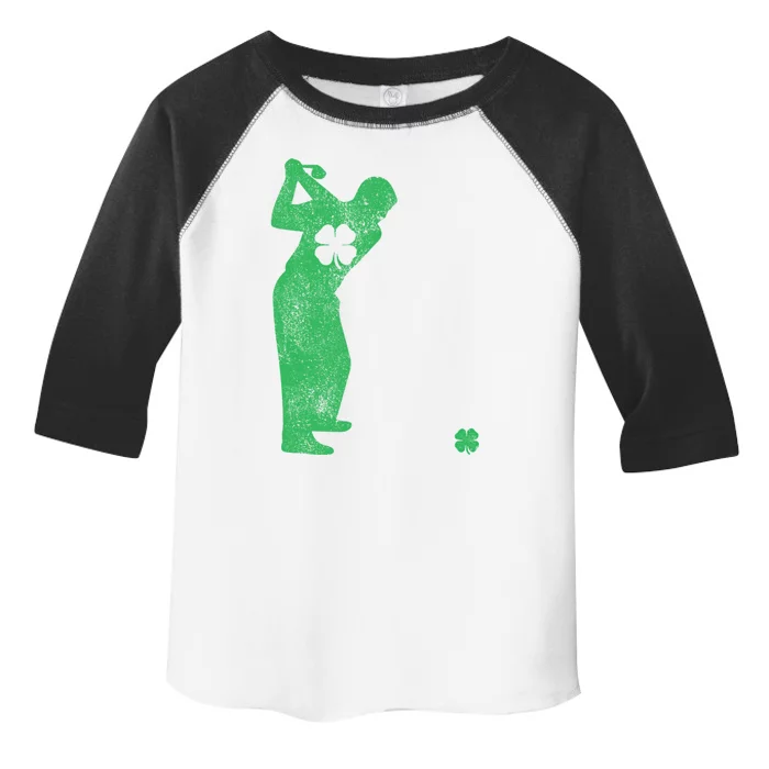 St Patrick's Day Golf Golfing Golfer Green Shamrock Irish Gift Toddler Fine Jersey T-Shirt