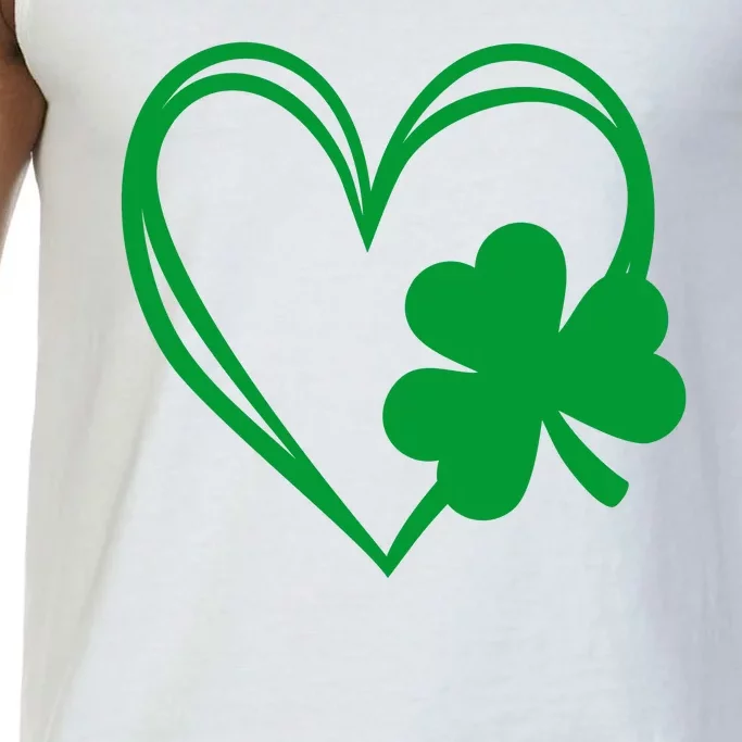 St Patricks Day Shamrock Heart Comfort Colors® Tank Top