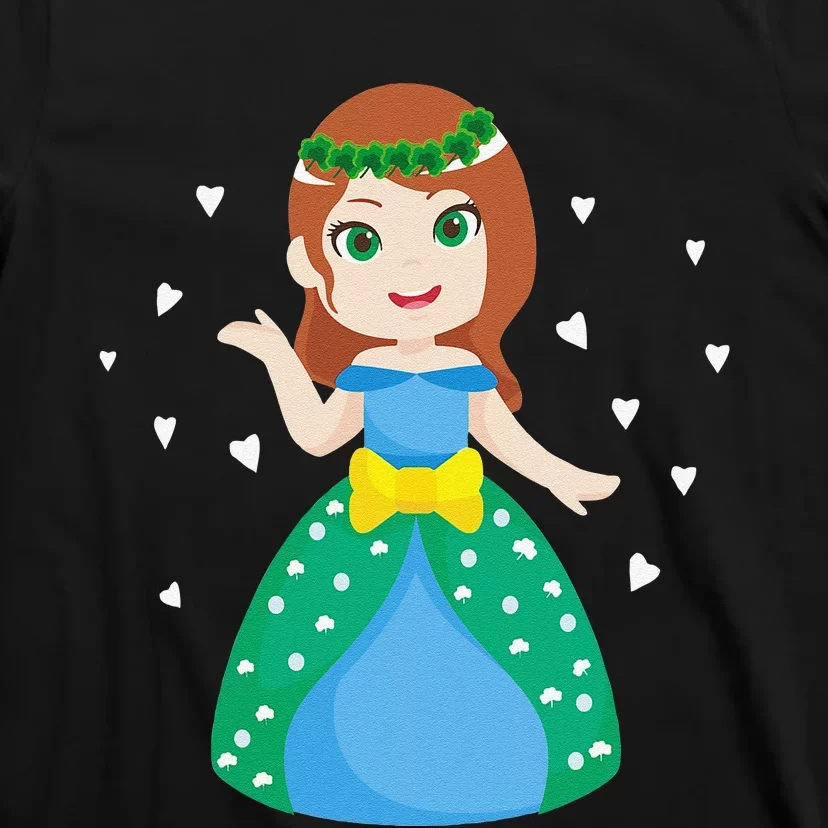 Saint Patrick's Day Holiday Cute Graphic Irish Princess Gift T-Shirt