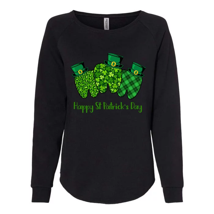 St Patrick's Day Dental Assistant Tooth Dentist Gift Meaningful Gift Womens California Wash Sweatshirt