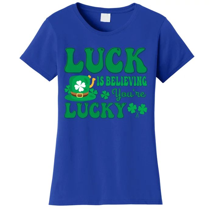 St Patricks Day Believing Cute Gift Women's T-Shirt