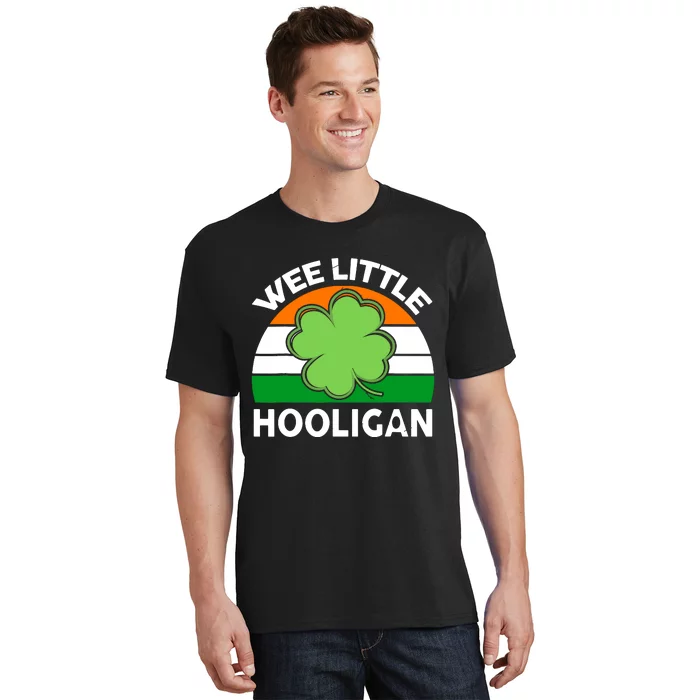 St Patricks Day Shirts Wee Little Hooligan Funny T-Shirt