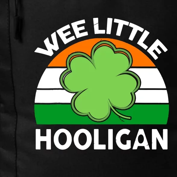 St Patricks Day Shirts Wee Little Hooligan Funny Daily Commute Backpack