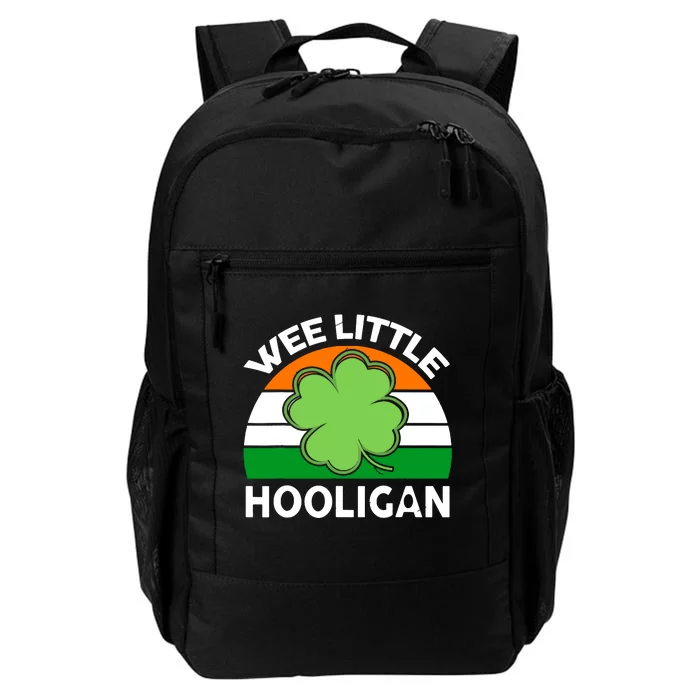 St Patricks Day Shirts Wee Little Hooligan Funny Daily Commute Backpack