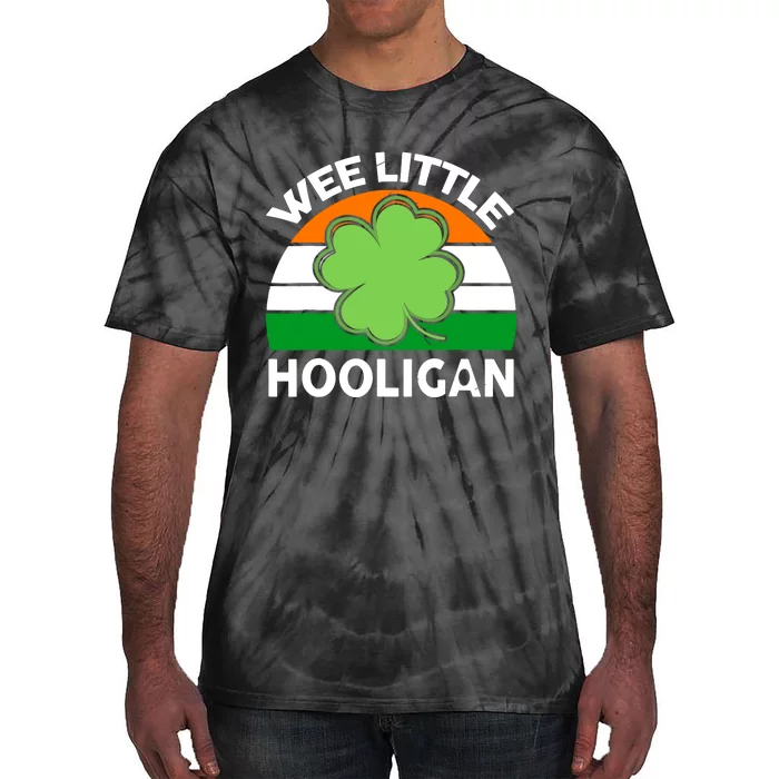 St Patricks Day Shirts Wee Little Hooligan Funny Tie-Dye T-Shirt