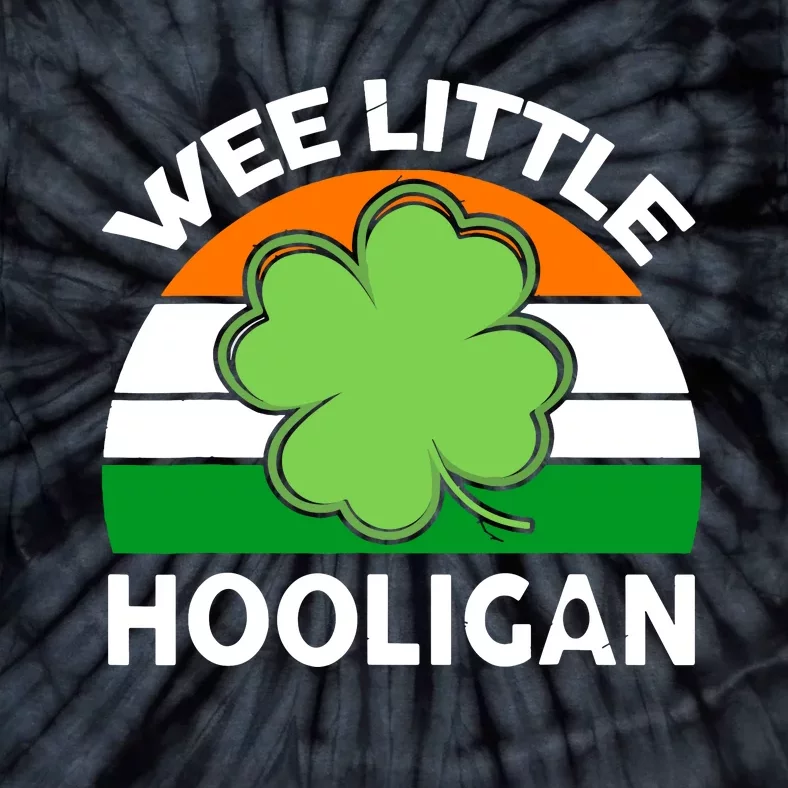 St Patricks Day Shirts Wee Little Hooligan Funny Tie-Dye T-Shirt