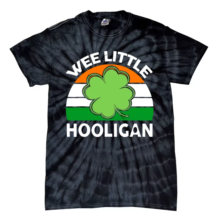 St Patricks Day Shirts Wee Little Hooligan Funny Tie-Dye T-Shirt