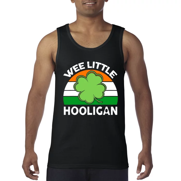 St Patricks Day Shirts Wee Little Hooligan Funny Tank Top