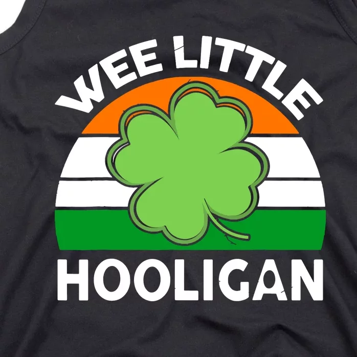 St Patricks Day Shirts Wee Little Hooligan Funny Tank Top