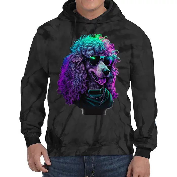 Standard Poodle Dogs Standard Poodles Tie Dye Hoodie