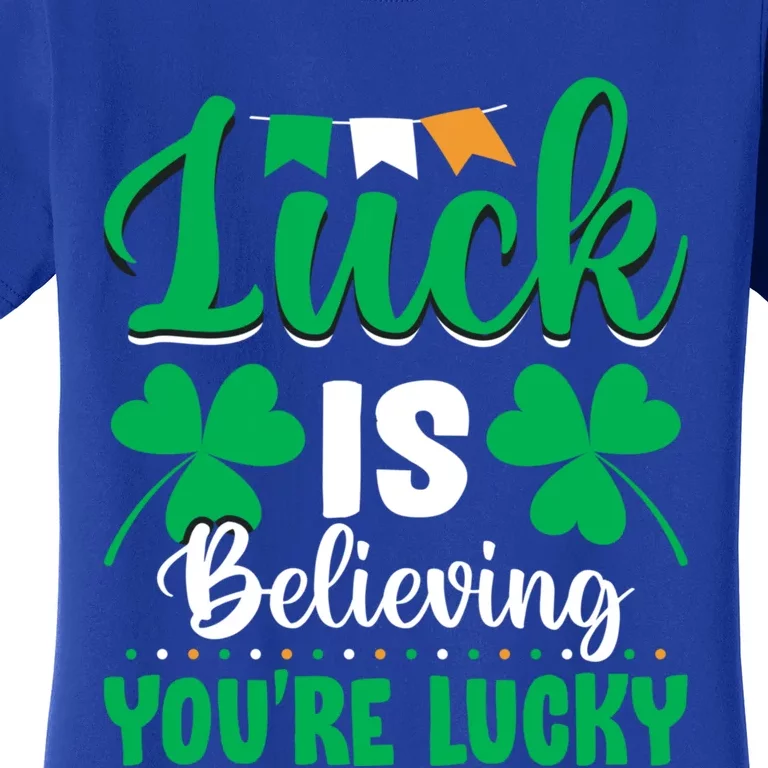 St Patricks Day Believing Cool Gift Women's T-Shirt