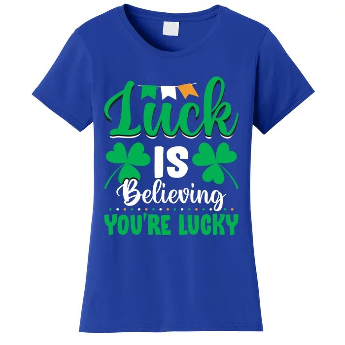 St Patricks Day Believing Cool Gift Women's T-Shirt