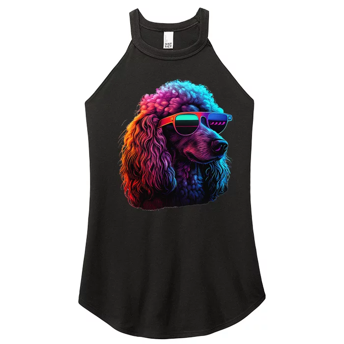 Standard Poodle Dogs Standard Poodles Women’s Perfect Tri Rocker Tank