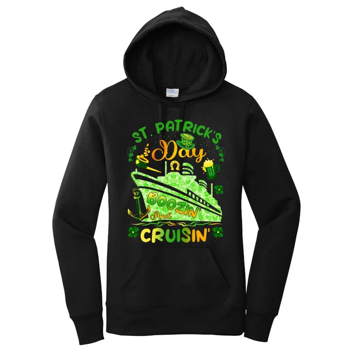 St Patricks Day Cruise Matching Cruising Boozing Drinking Women's Pullover Hoodie