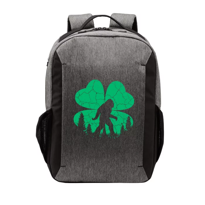 St Patricks Day Bigfoot Sasquatch Irish Clover Vector Backpack