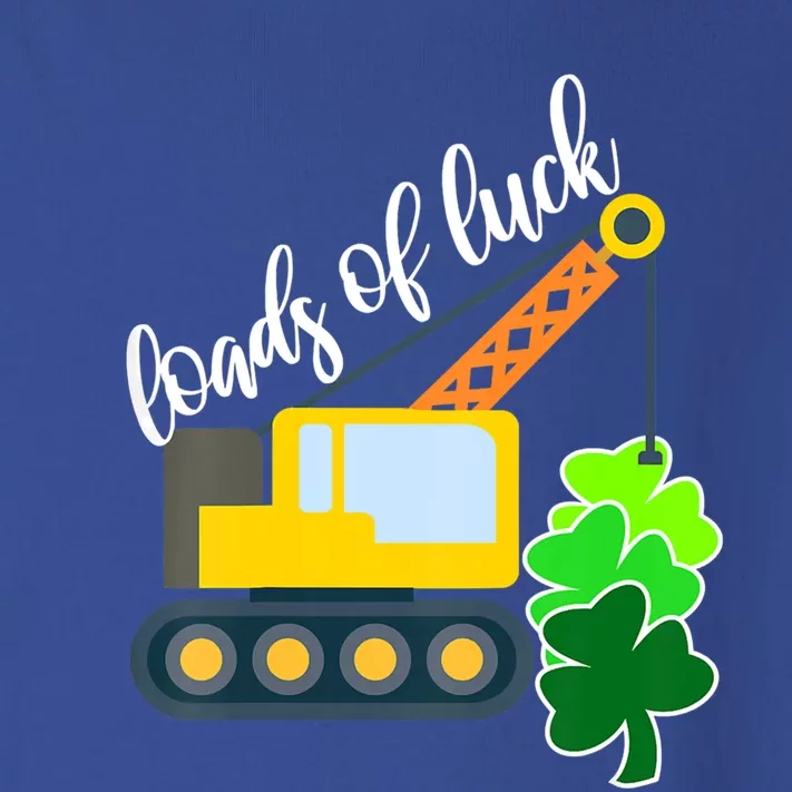 Saint Patricks Day Truck Funny Loads Of Luck Shamrock Gift Toddler Long Sleeve Shirt