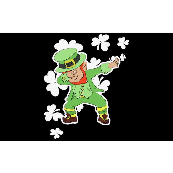 Saint Patrick's Day Dabbing Leprechaun Funny Green Bumper Sticker