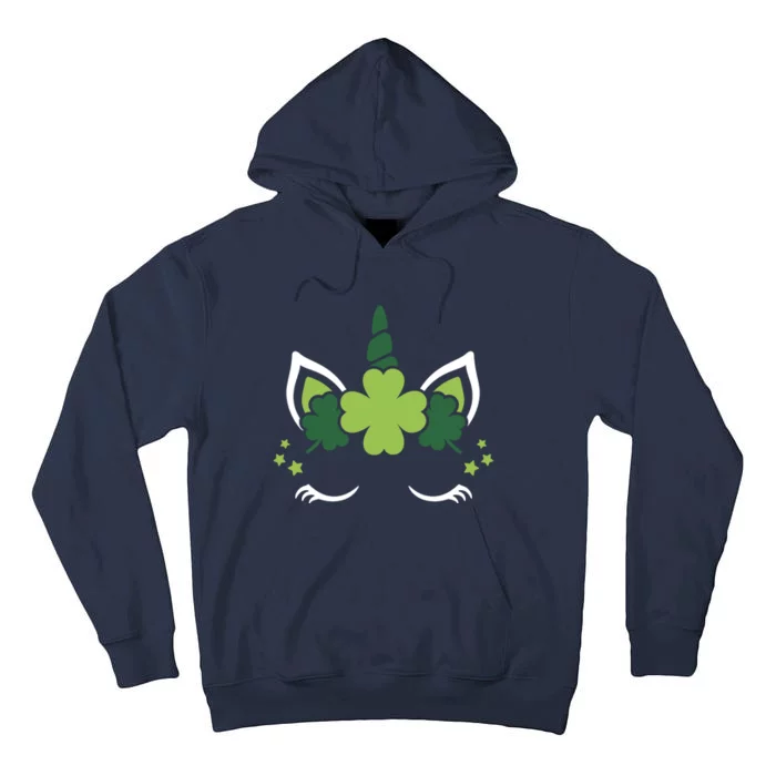 St Patrick's Day Clover Lucky Unicorn Tall Hoodie