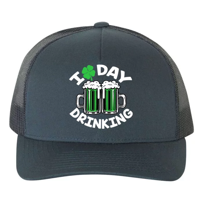 St Patricks Day I Love Day Drinking Funny Gifts Beer Lover Yupoong Adult 5-Panel Trucker Hat