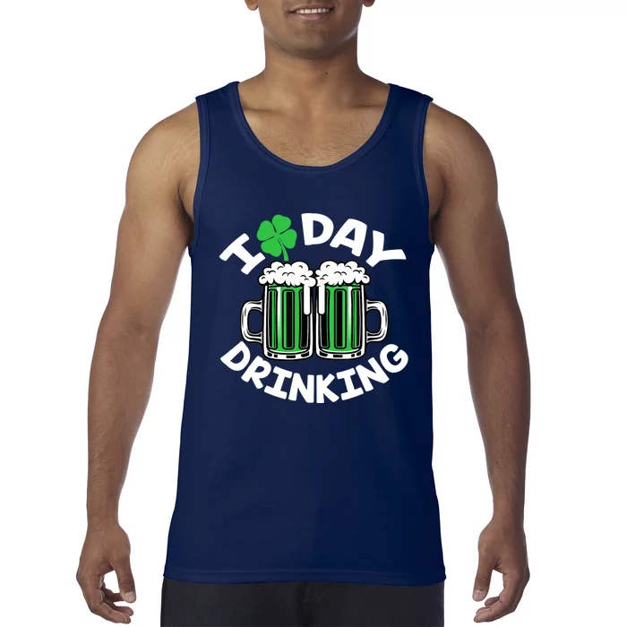 St Patricks Day I Love Day Drinking Funny Gifts Beer Lover Tank Top