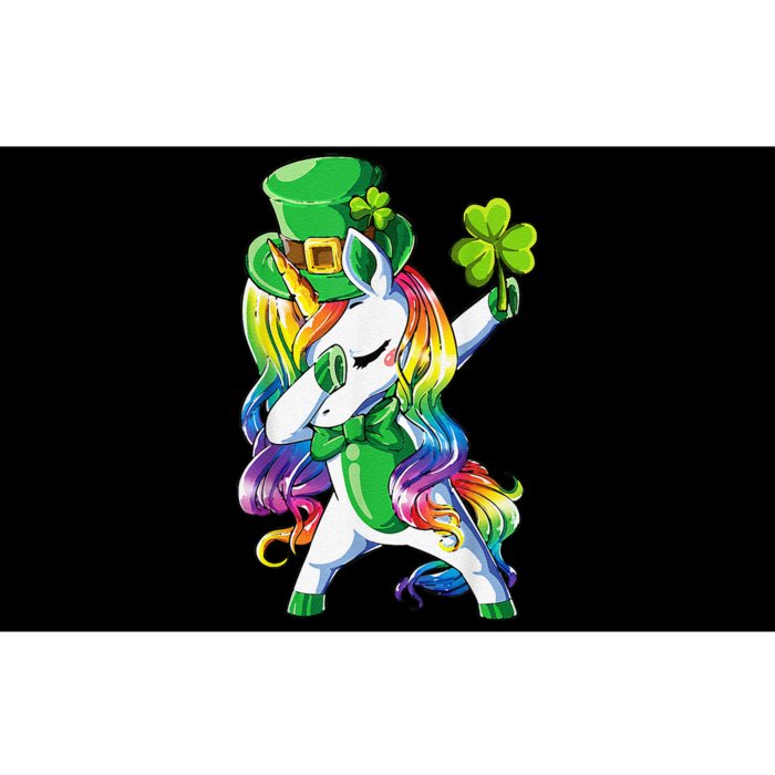 St Patricks Day Dabbing Unicorn Leprechaun Lepricorn Bumper Sticker