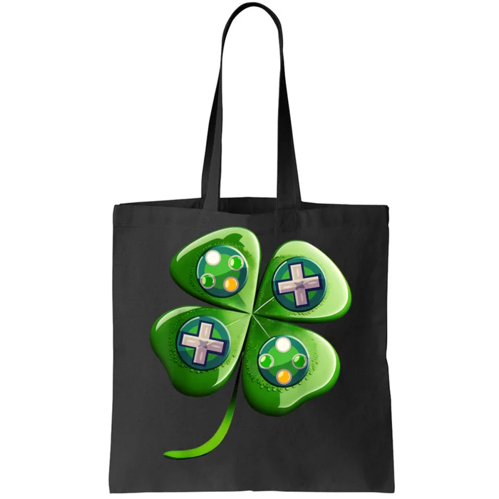 St Patricks Day Shamrock Video Gamer Gaming s Boys Tote Bag