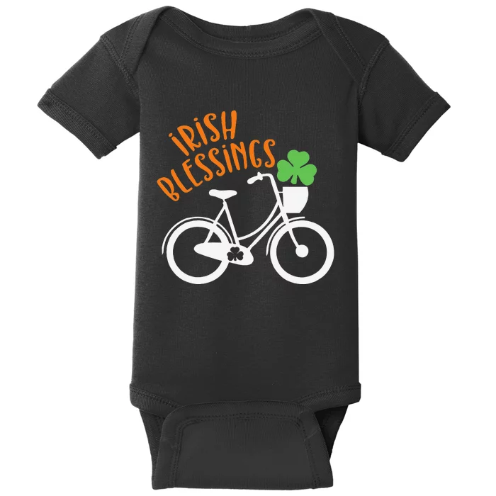 Saint Patrick's Day Irish Blessings Lucky Charmss Paddy's Day Baby Bodysuit