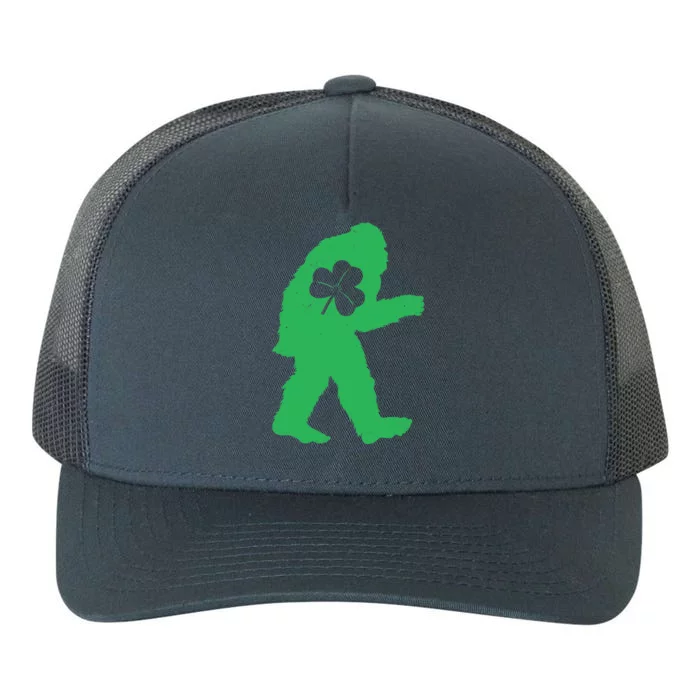 St Patricks Day Bigfoot Irish Sasquatch Saint Paddy's Yupoong Adult 5-Panel Trucker Hat