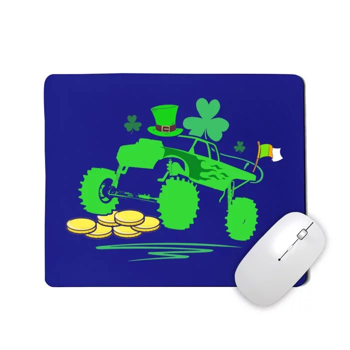 Saint Patricks Day Truck Lover Shamrock Gift Mousepad