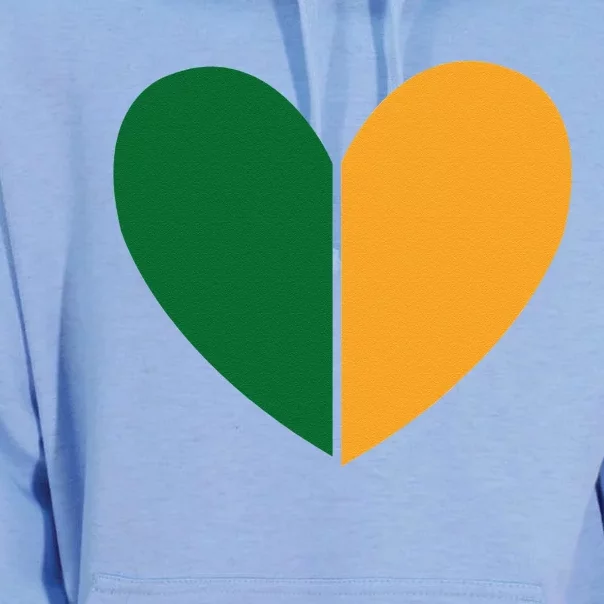 Saint Patrick's Day Irish Heart Flag Lucky Charmss Paddy's Day Cute Unisex Surf Hoodie