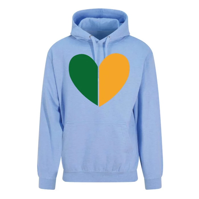 Saint Patrick's Day Irish Heart Flag Lucky Charmss Paddy's Day Cute Unisex Surf Hoodie