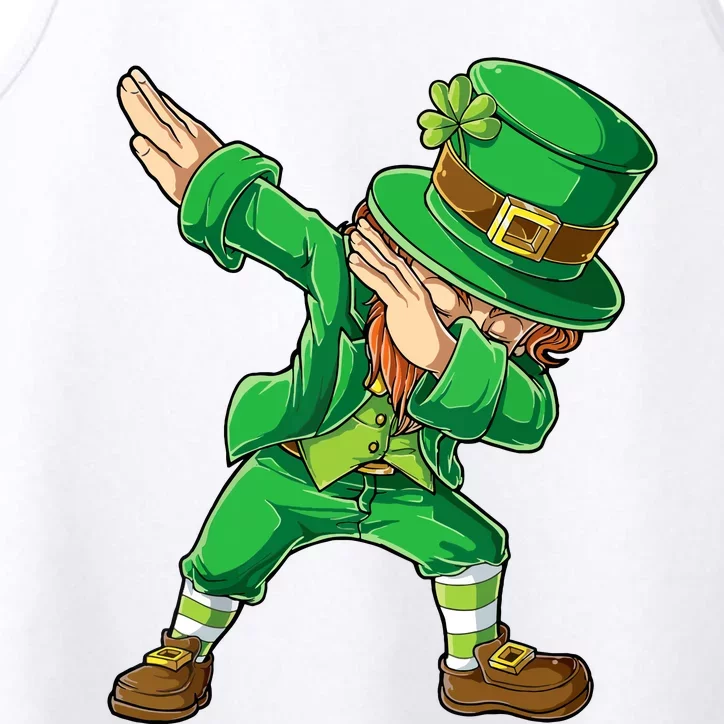 St Patricks Day Dabbing Leprechaun Boy Girl Dab Dance Performance Tank