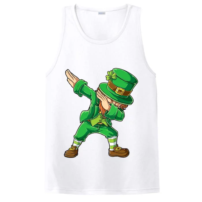 St Patricks Day Dabbing Leprechaun Boy Girl Dab Dance Performance Tank