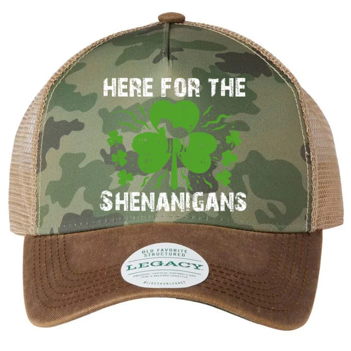 St Patricks Day Horse Shenanigans Gift Legacy Tie Dye Trucker Hat