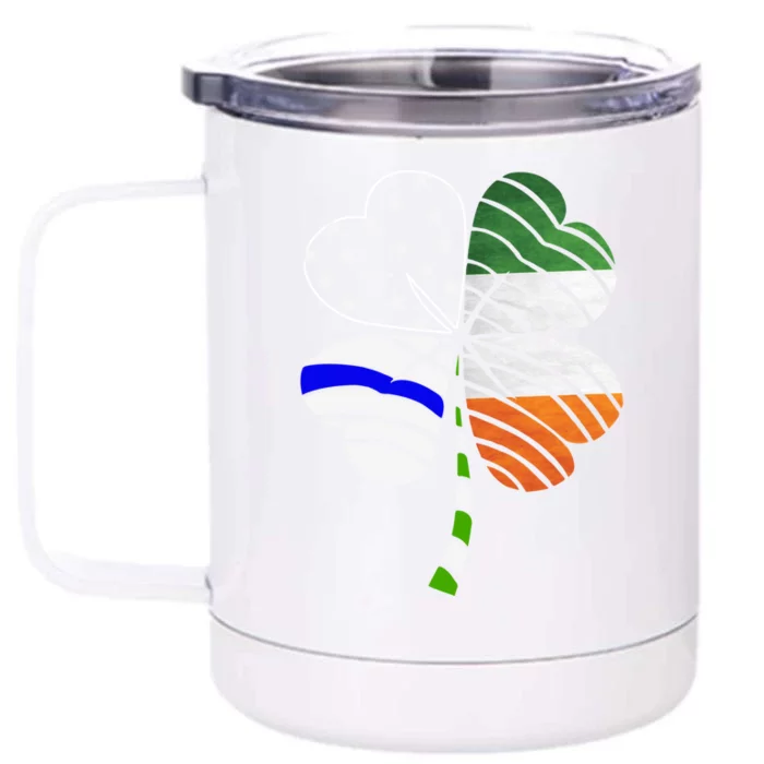 St Patrick's Day Pajamas Irish Police Garda St Paddy Present Gift Front & Back 12oz Stainless Steel Tumbler Cup