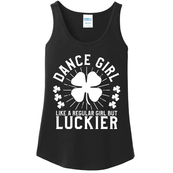 St Patricks Day Dance Girl Dancing Dancer Gift Ladies Essential Tank