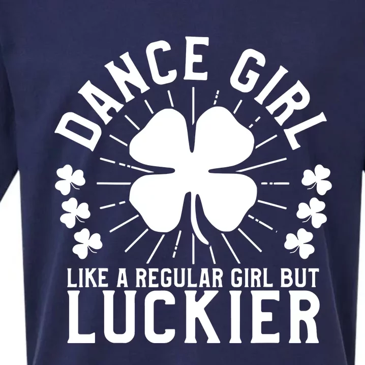 St Patricks Day Dance Girl Dancing Dancer Gift Sueded Cloud Jersey T-Shirt