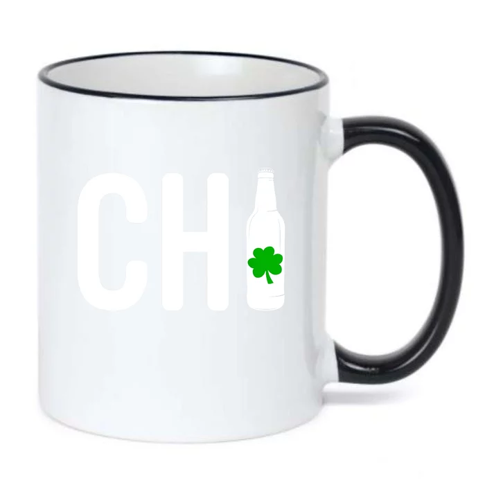 St Patricks Day Chi Irish Beer Drinker Chicago Gift Black Color Changing Mug