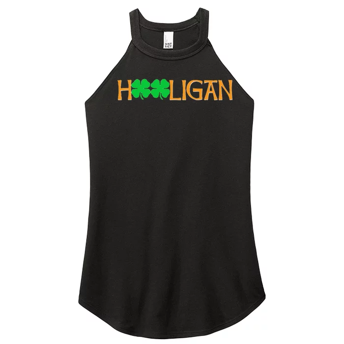 St Paddy's Day Irish Hooligan Women’s Perfect Tri Rocker Tank